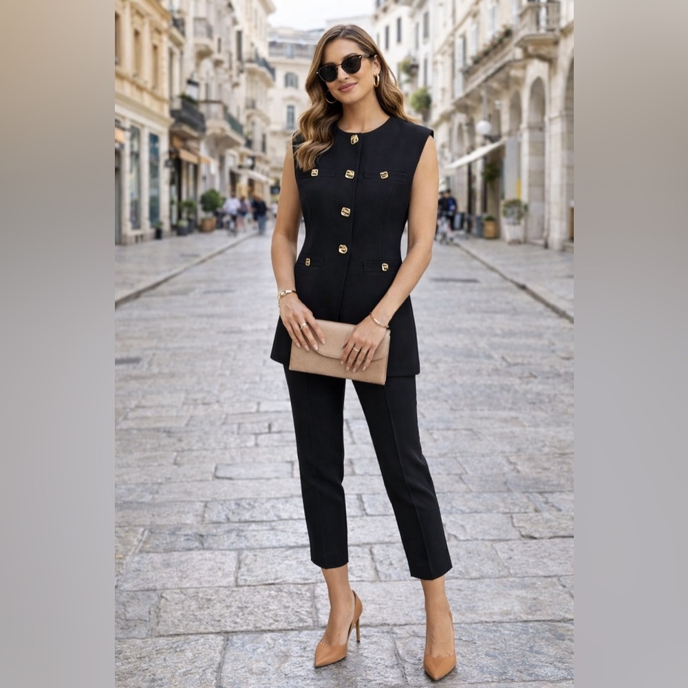 ❗️❗️LAST CHANCE❗️❗️Endless Rose Black Sleeveless Vest top